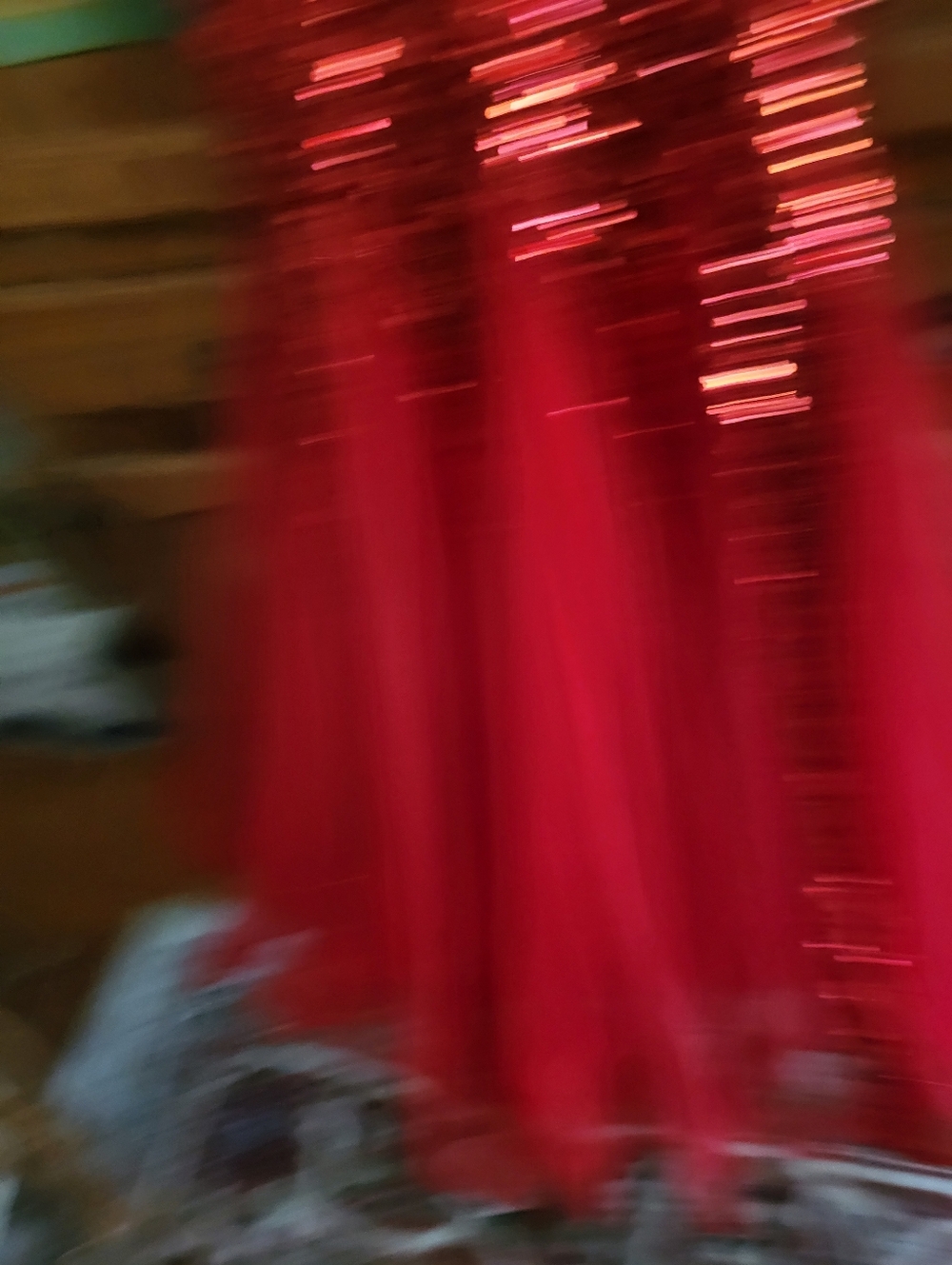 Faeriesty Red Sequin Mermaid Gown - Picture 9 of 9